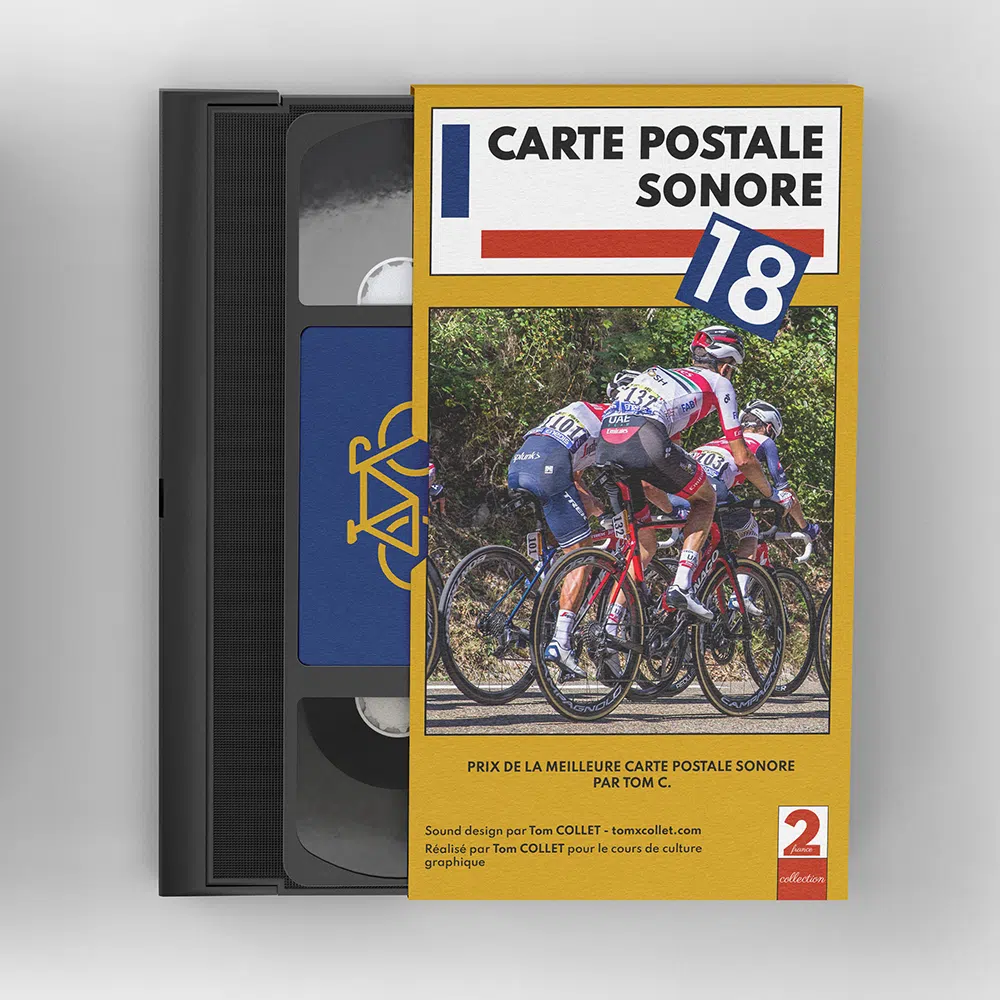 Cassette Carte Postale Sonore sur le Tour de France