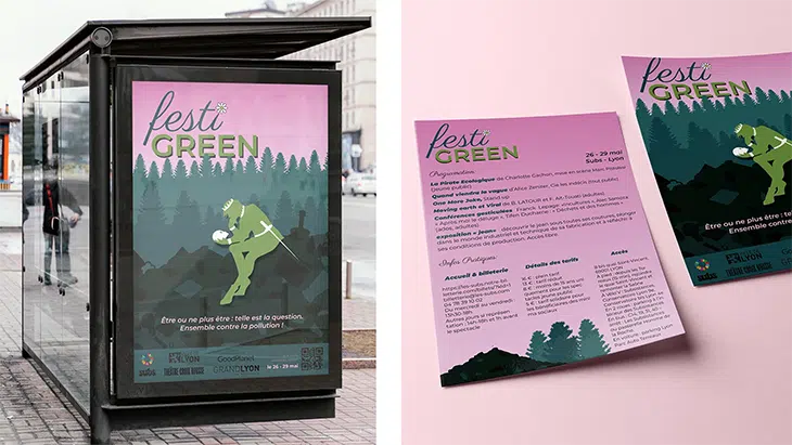 Flyer et Affiche pour le festival festigreen